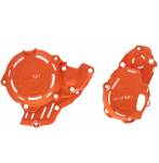 protezione carter generatore e frizione in plastica  colore arancio - Ktm Sxf 350 2023-2024