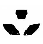 Blackbird  stickers number plate color black