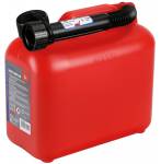  plastic 5 liters gasoline tank color red