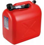  plastic 20 liters gasoline tank color red