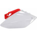  side panels color white / red