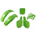 kit plastiche  colore verde