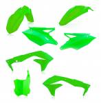 kit plastiche  colore verde fluo