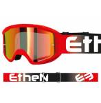  06 Evolution Top with mirror lens goggles color red