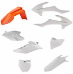  plastic kit color white/orange - Ktm Sx 85 2018-2023