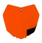 Tabella portanumero anteriore   colore arancio