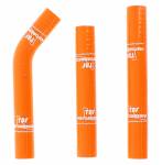 Kit tubi radiatore silicone  colore arancio - Ktm Exc 125 2012-2016 - Ktm Exc 200 2012-2016 - Ktm Sx 125 2011-2015 - Ktm Sx 150 2011-2015